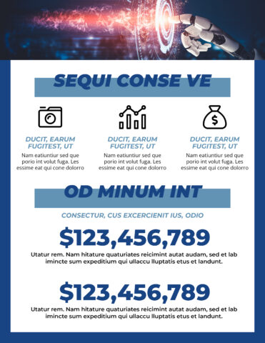 Envelope of the direct mail design template for 