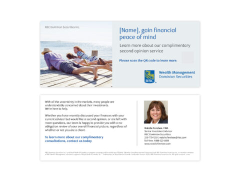 Envelope of the direct mail design template for 
