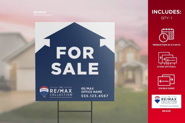 Re/Max Directional Sign | Trc | For Sale | 24X24