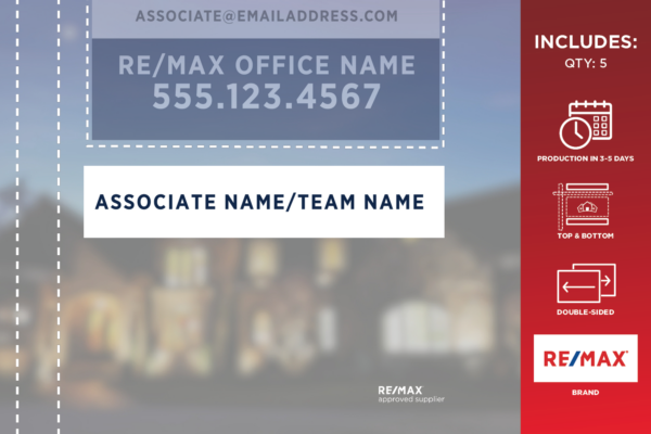 Re/Max Riders | Agent Name | Multi Size Option - Image 2