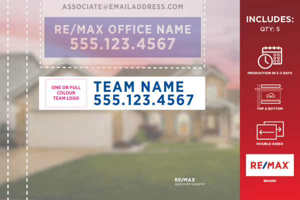 Re/Max Riders | Team Name Photo | Multi Size Option - Image 3