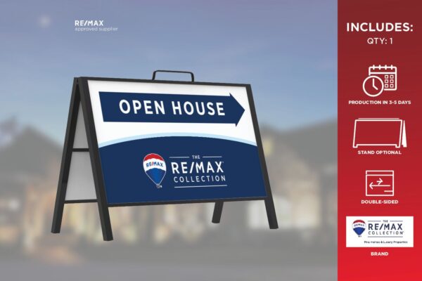 Re/Max Metal A-Frames | Trc | Open House | 30X18