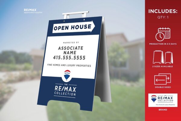 Re/Max Sandwich Board | Trc | Open House | 19X24