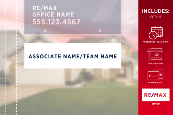 Re/Max Riders | Agent Name | Multi Size Option