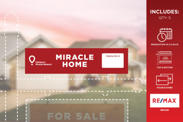 Re/Max Riders | The Miracle Home® | Multi Size Option