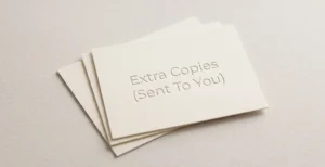 Extra Copies (Sent to You)