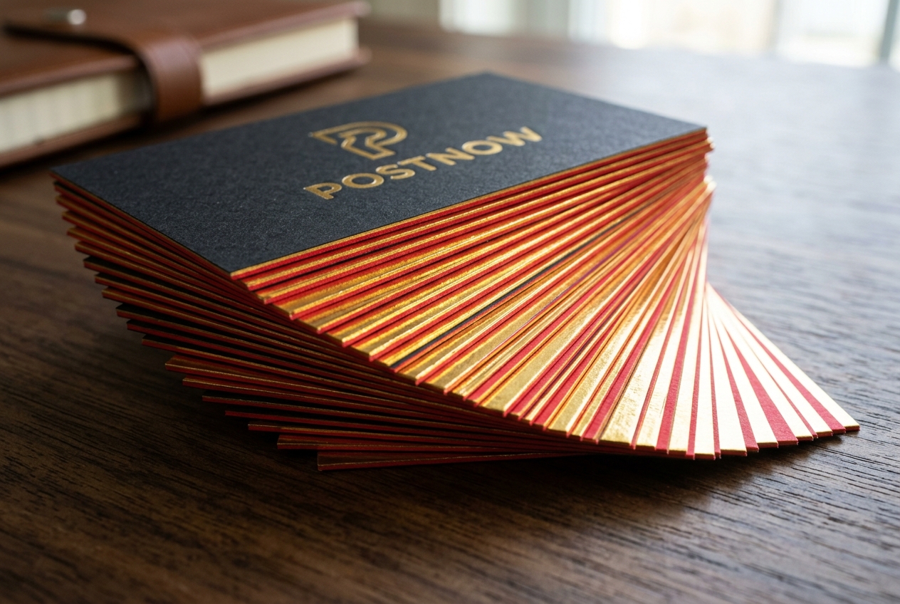 Painted and Gilded Color-Core Edges
